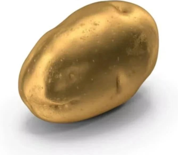 potato of luck Blank Meme Template