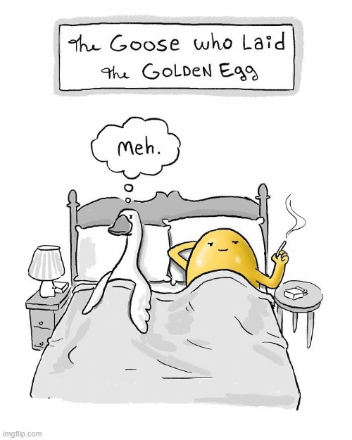 Laid the Egg | image tagged in comics | made w/ Imgflip meme maker