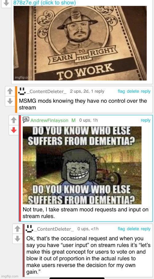 I’ll just leave this here. Anyways I accidentally flagged him, ignore it. | made w/ Imgflip meme maker