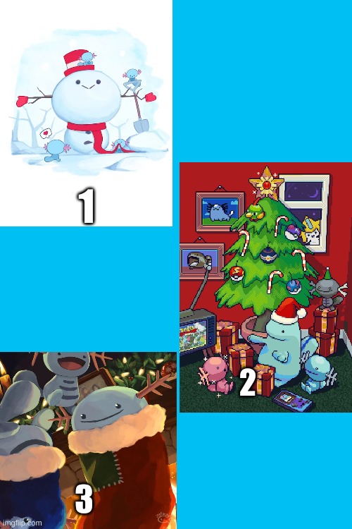 chat, what should be my Christmas temp | 1; 2; 3 | made w/ Imgflip meme maker