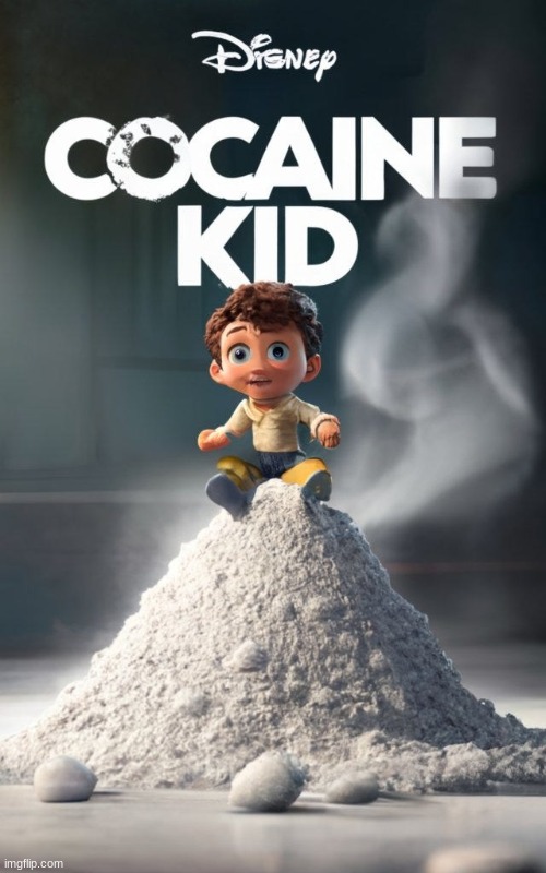 Cocaine kid Blank Meme Template