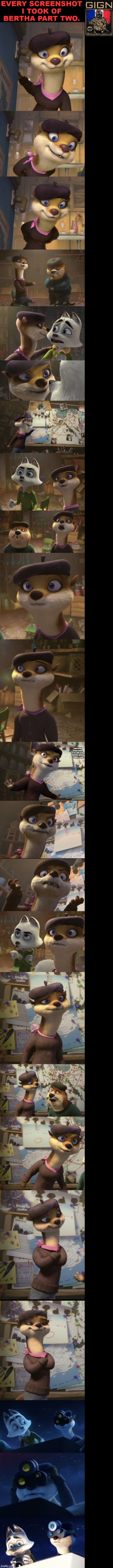 part 2 of the bertha photos. | image tagged in otter,cartoon,cute,wholesome,movie,brothers to the end | made w/ Imgflip meme maker