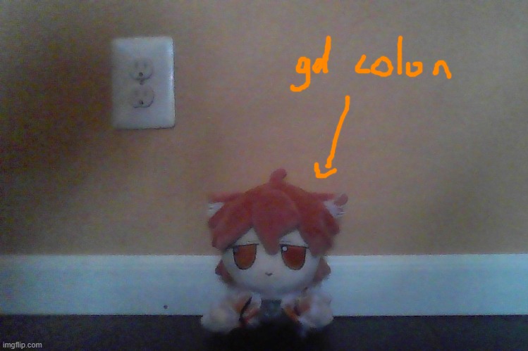 low quality gd colon plushie | image tagged in low quality gd colon plushie | made w/ Imgflip meme maker