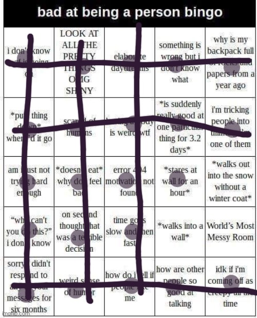 damn | image tagged in bad at being a person bingo,i have your ip address | made w/ Imgflip meme maker