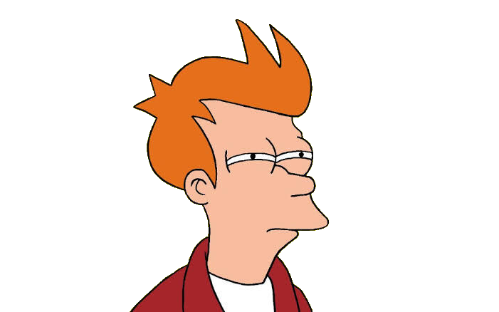 High Quality Phillip J. FRY Futurama sospechosista Blank Meme Template