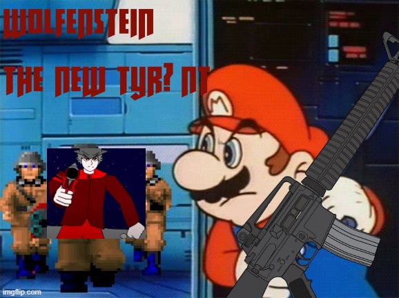 The New Mario Game Lookin' Fire NGL. | image tagged in mario hates nazis,mario,nintendo,wolfenstein 3d,memes,nintendo switch | made w/ Imgflip meme maker