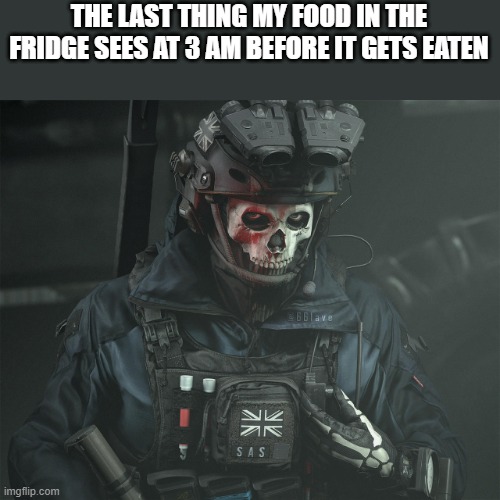 . | THE LAST THING MY FOOD IN THE FRIDGE SEES AT 3 AM BEFORE IT GETS EATEN | image tagged in oh wow are you actually reading these tags | made w/ Imgflip meme maker