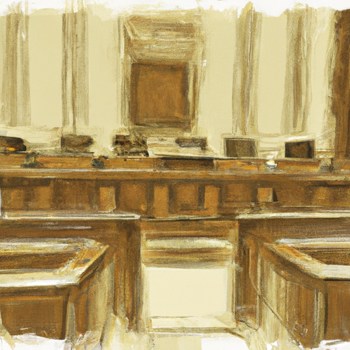 Courtroom where a jury would sit Blank Meme Template