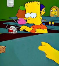 Bart porque si siempre uso Blank Meme Template