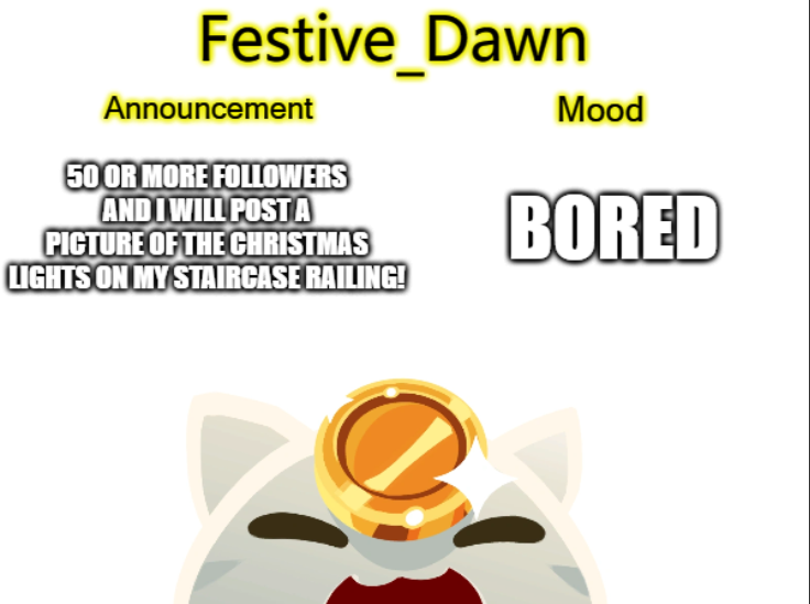 Festive_Dawn announcement temp Blank Meme Template