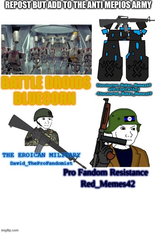Pro Fandom Resistance; Red_Memes42 | made w/ Imgflip meme maker