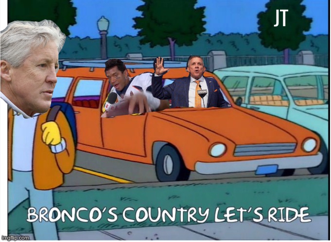 Bronco Country let’s ride | image tagged in denver broncos,russell wilson,nfl memes | made w/ Imgflip meme maker