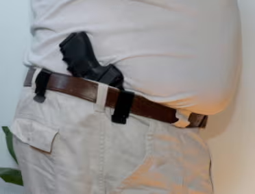 fat man concealed carry handgun gun pistol CCW JPP Blank Meme Template
