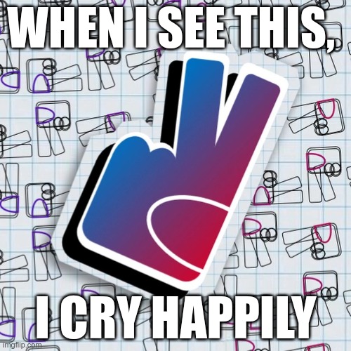 Danno Draws Logo | WHEN I SEE THIS, I CRY HAPPILY | image tagged in danno draws logo | made w/ Imgflip meme maker