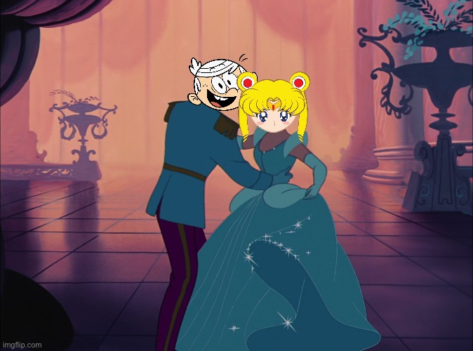 Lincoln Dancing with Sailor Moon | image tagged in the loud house,lincoln loud,nickelodeon,sailor moon,anime,disney princess | made w/ Imgflip meme maker