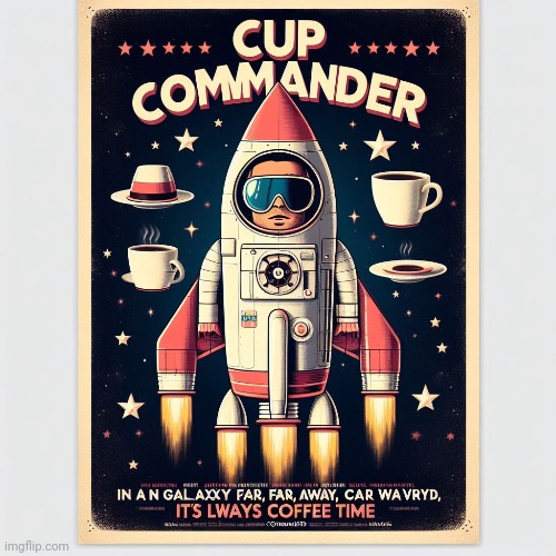 Making movie posters about imgflip users pt.138: MugmanTheNNNCommander (the cup commander) | made w/ Imgflip meme maker
