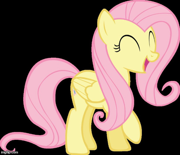 Happy Fluttershy | image tagged in happy fluttershy | made w/ Imgflip meme maker