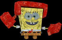 SpongeBot steel pants Blank Meme Template