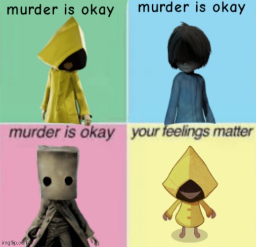 image tagged in ln,lnm,lnm2,ln2,little nightmares,little nightmares 2 | made w/ Imgflip meme maker