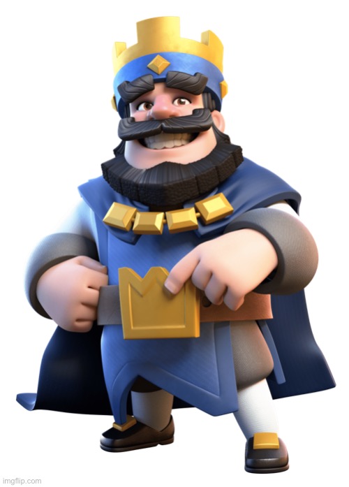 Clash Royale King | image tagged in clash royale king | made w/ Imgflip meme maker