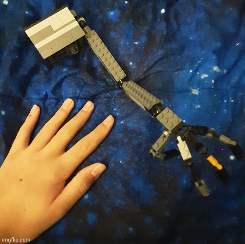 Thing I'm making (compared to my hand) | made w/ Imgflip meme maker
