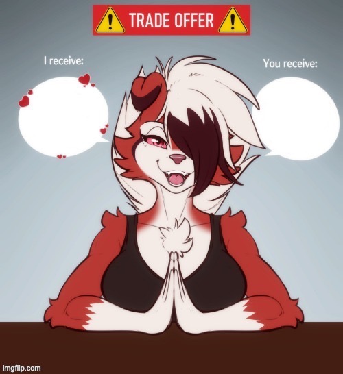 furry trade offer | image tagged in furry trade offer | made w/ Imgflip meme maker