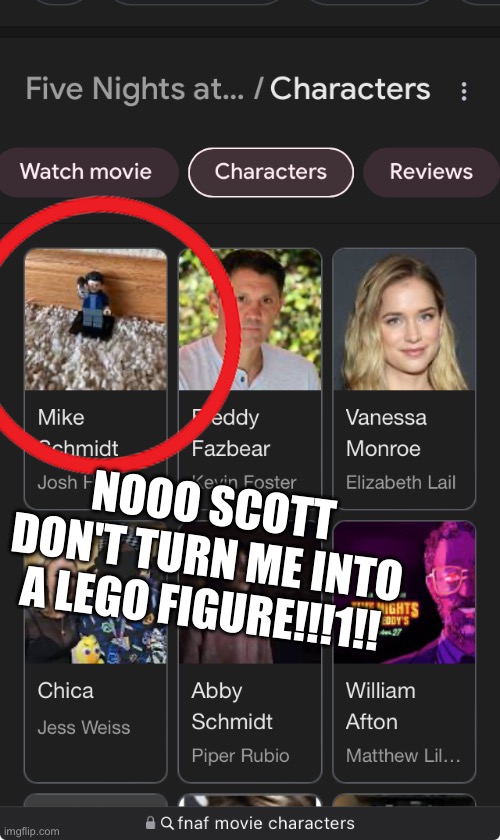 They really made him a lego figure lmao | NOOO SCOTT DON'T TURN ME INTO A LEGO FIGURE!!!1!! | made w/ Imgflip meme maker