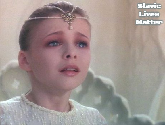 never ending story say my name | Slavic Lives Matter | image tagged in never ending story say my name,slavic | made w/ Imgflip meme maker