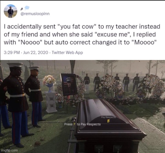 Press F to Pay Respects Memes - Imgflip