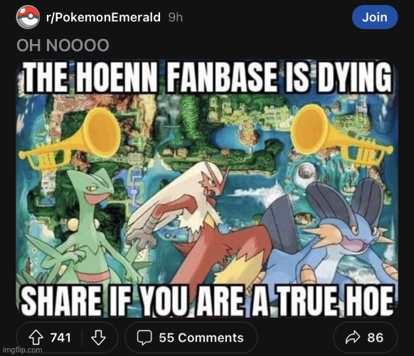 My only experience with Gen 3 is Omega Ruby lmao | made w/ Imgflip meme maker