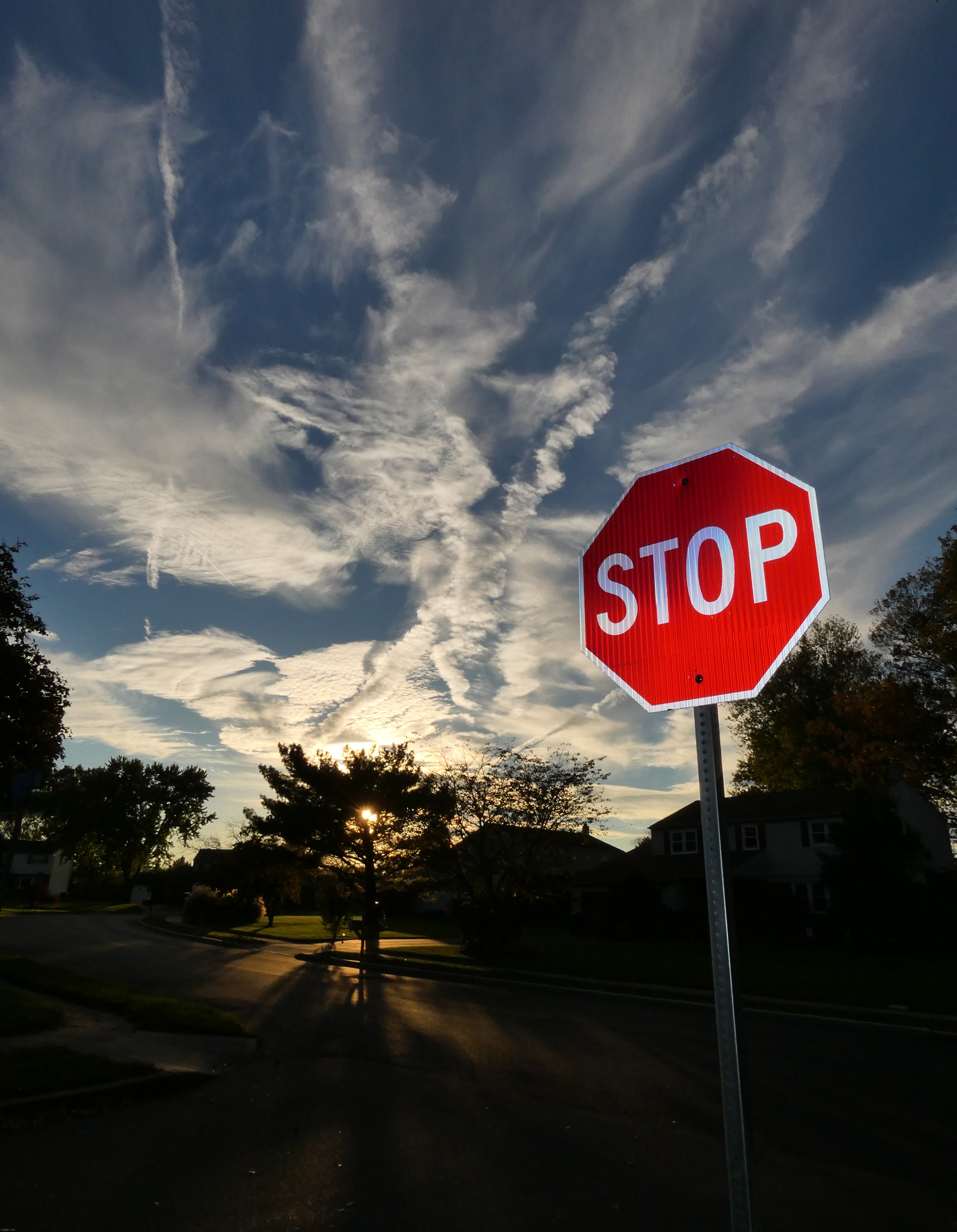 Stop Sign Clouds | image tagged in share your own photos | made w/ Imgflip meme maker