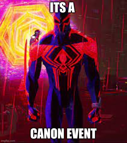 Canon Event | ITS A CANON EVENT | image tagged in canon event | made w/ Imgflip meme maker