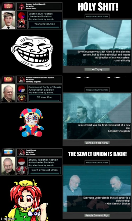 HOLY SHIT! THE SOVIET UNION IS BACK! | image tagged in memes,soviet,union | made w/ Imgflip meme maker