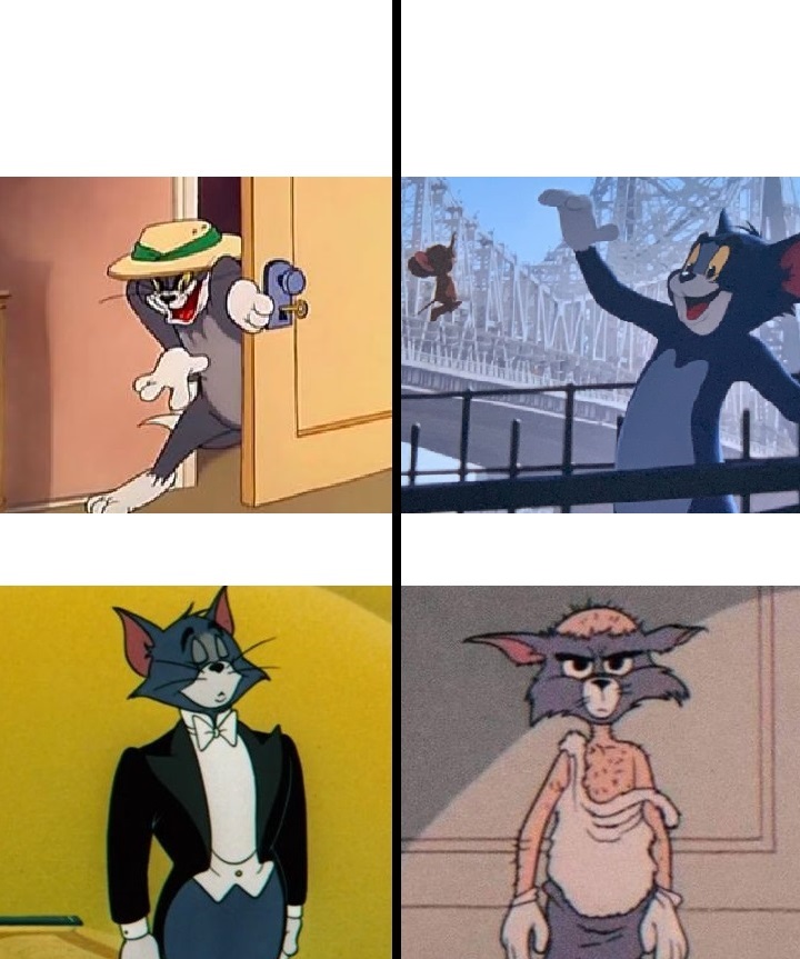 Tom and Jerry Blank Meme Template