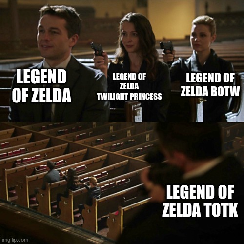 That's a nice chain. Unfortunatly your mother- | LEGEND OF ZELDA; LEGEND OF ZELDA BOTW; LEGEND OF ZELDA TWILIGHT PRINCESS; LEGEND OF ZELDA TOTK | image tagged in assassination chain | made w/ Imgflip meme maker