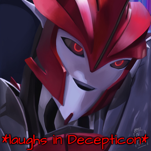 Knockout Laughs In Decepticon Blank Meme Template