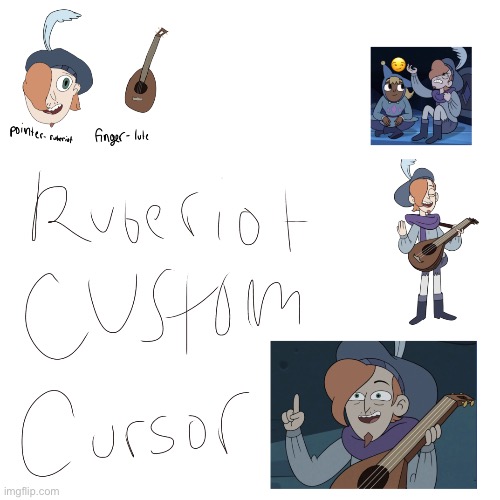 Ruberiot custom cursor designs/drawings by me | image tagged in svtfoe | made w/ Imgflip meme maker