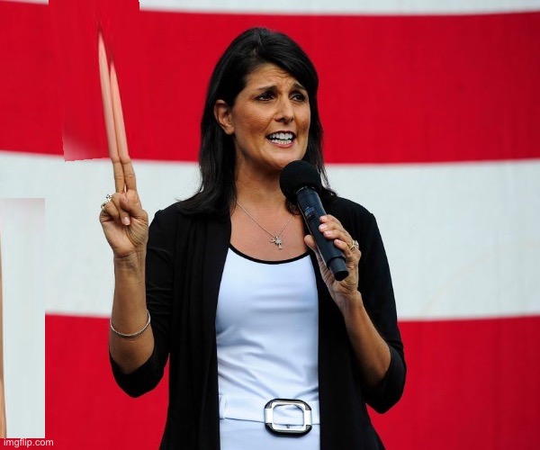 Nikki Haley | image tagged in nikki haley | made w/ Imgflip meme maker