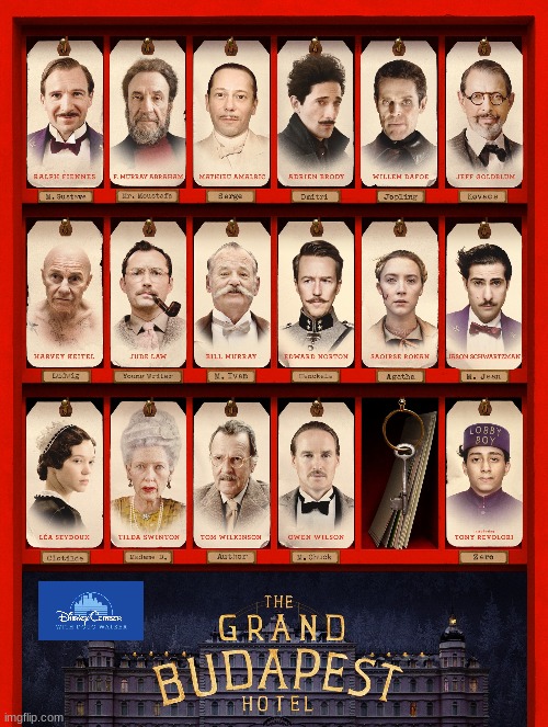 disneycember: the grand budapest hotel Blank Meme Template