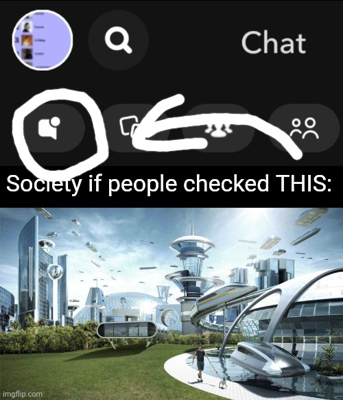 if THOSE people could just check that button, the world would be a much better place | Society if people checked THIS: | image tagged in the future world if,leaving on delivered | made w/ Imgflip meme maker