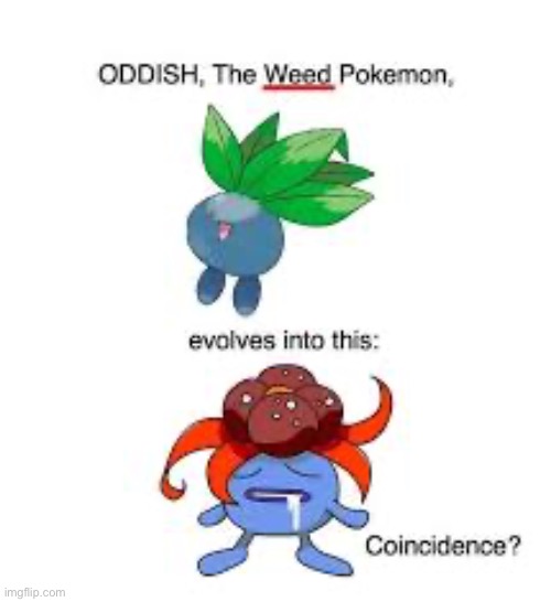 Oddish | image tagged in pokemon | made w/ Imgflip meme maker