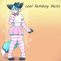 High Quality cool femboy facts Blank Meme Template