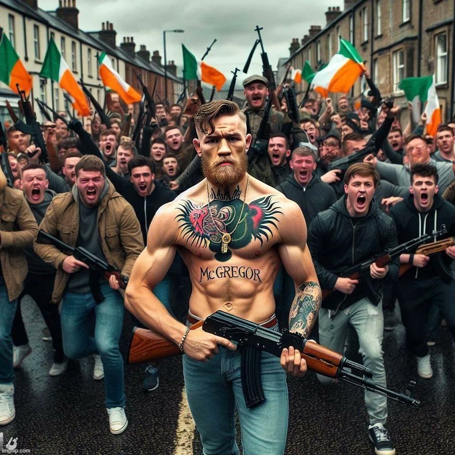 This meme has been circulating in Ireland and it seems to have ﻿triggered﻿ the ﻿safe space﻿ ﻿freaks. | image tagged in ireland,sjw triggered,triggered liberal,triggered leftists,safe space,conor mcgregor | made w/ Imgflip meme maker