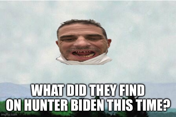 What did they find…? | WHAT DID THEY FIND ON HUNTER BIDEN THIS TIME? | image tagged in x files spaceship i want to believe,hunter biden,political meme,politics | made w/ Imgflip meme maker