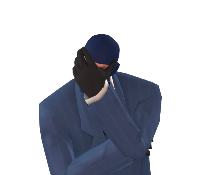 High Quality Disappointed Spy Blank Meme Template