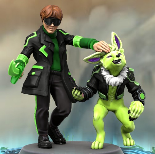 Nolan and Colt made in HeroForge! | image tagged in nolan,colt,nolan and colt | made w/ Imgflip meme maker