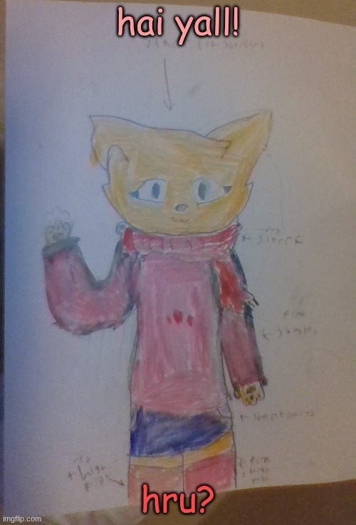 hai yall! hru? | made w/ Imgflip meme maker