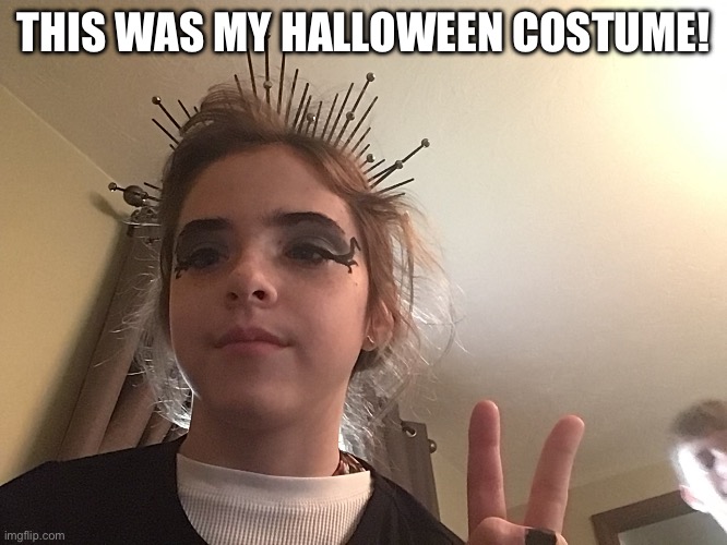 Hu | THIS WAS MY HALLOWEEN COSTUME! | image tagged in batman slapping robin | made w/ Imgflip meme maker