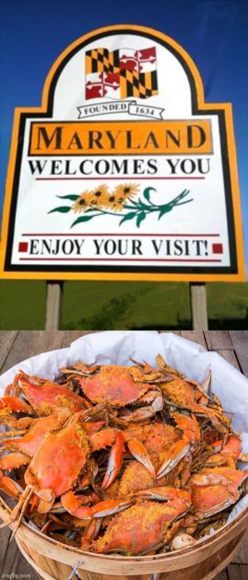 image tagged in maryland,crabs | made w/ Imgflip meme maker
