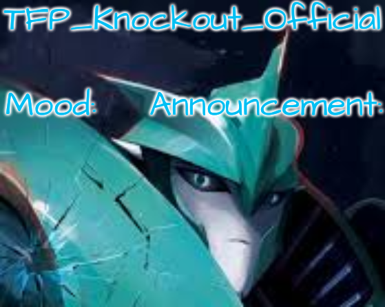 Knockout's Winter Announcement Template Blank Meme Template
